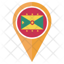 پیش‌نمایش فایل grenada-36 از پک موقعیت نقشه پرچم کشور