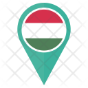 پیش‌نمایش فایل hungary-40 از پک موقعیت نقشه پرچم کشور