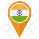 پیش‌نمایش فایل india-43 از پک موقعیت نقشه پرچم کشور