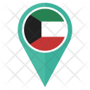 پیش‌نمایش فایل kuwait-38 از پک موقعیت نقشه پرچم کشور