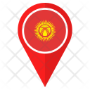 پیش‌نمایش فایل kyrgyzstan-36 از پک موقعیت نقشه پرچم کشور