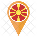 پیش‌نمایش فایل macedonia-39 از پک موقعیت نقشه پرچم کشور