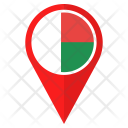 پیش‌نمایش فایل madagascar-44 از پک موقعیت نقشه پرچم کشور