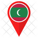 پیش‌نمایش فایل maldives-40 از پک موقعیت نقشه پرچم کشور