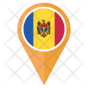 پیش‌نمایش فایل moldova-9 از پک موقعیت نقشه پرچم کشور