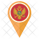 پیش‌نمایش فایل montenegro-10 از پک موقعیت نقشه پرچم کشور