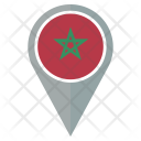 پیش‌نمایش فایل morocco-48 از پک موقعیت نقشه پرچم کشور