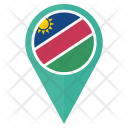 پیش‌نمایش فایل namibia-45 از پک موقعیت نقشه پرچم کشور