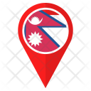 پیش‌نمایش فایل nepal-40 از پک موقعیت نقشه پرچم کشور