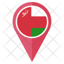 پیش‌نمایش فایل oman-14 از پک موقعیت نقشه پرچم کشور