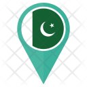 پیش‌نمایش فایل pakistan-38 از پک موقعیت نقشه پرچم کشور