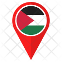 پیش‌نمایش فایل palestine-37 از پک موقعیت نقشه پرچم کشور