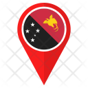 پیش‌نمایش فایل papua-37 از پک موقعیت نقشه پرچم کشور