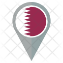 پیش‌نمایش فایل qatar-39 از پک موقعیت نقشه پرچم کشور