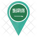 پیش‌نمایش فایل saudi-41 از پک موقعیت نقشه پرچم کشور