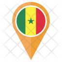 پیش‌نمایش فایل senegal-44 از پک موقعیت نقشه پرچم کشور