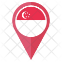 پیش‌نمایش فایل singapore-43 از پک موقعیت نقشه پرچم کشور