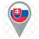 پیش‌نمایش فایل slovakia-10 از پک موقعیت نقشه پرچم کشور