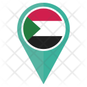 پیش‌نمایش فایل sudan-45 از پک موقعیت نقشه پرچم کشور