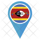 پیش‌نمایش فایل swaziland-12 از پک موقعیت نقشه پرچم کشور
