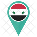 پیش‌نمایش فایل syria-40 از پک موقعیت نقشه پرچم کشور