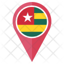 پیش‌نمایش فایل togo-43 از پک موقعیت نقشه پرچم کشور