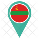 پیش‌نمایش فایل transnistria-2 از پک موقعیت نقشه پرچم کشور