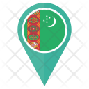 پیش‌نمایش فایل turkmenistan-14 از پک موقعیت نقشه پرچم کشور