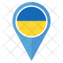 پیش‌نمایش فایل ukraine-39 از پک موقعیت نقشه پرچم کشور