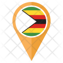 پیش‌نمایش فایل zimbabwe-13 از پک موقعیت نقشه پرچم کشور