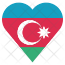 پیش‌نمایش فایل azerbaijan-40 از پک قلب پرچم کشور