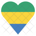 پیش‌نمایش فایل gabon-47 از پک قلب پرچم کشور