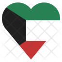 پیش‌نمایش فایل kuwait-39 از پک قلب پرچم کشور