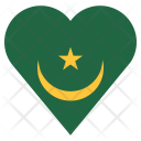 پیش‌نمایش فایل mauritania-47 از پک قلب پرچم کشور