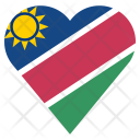 پیش‌نمایش فایل namibia-46 از پک قلب پرچم کشور