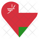 پیش‌نمایش فایل oman-15 از پک قلب پرچم کشور