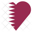 پیش‌نمایش فایل qatar-40 از پک قلب پرچم کشور