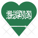 پیش‌نمایش فایل saudi-42 از پک قلب پرچم کشور