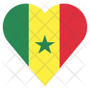 پیش‌نمایش فایل senegal-45 از پک قلب پرچم کشور