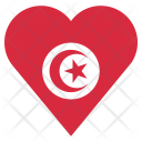 پیش‌نمایش فایل tunisia-47 از پک قلب پرچم کشور