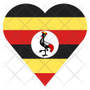 پیش‌نمایش فایل uganda-14 از پک قلب پرچم کشور