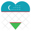 پیش‌نمایش فایل uzbekistan-38 از پک قلب پرچم کشور