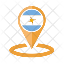 پیش‌نمایش فایل argentina-44 از پک پایه گرد پرچم کشور