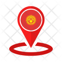 پیش‌نمایش فایل kyrgyzstan-38 از پک پایه گرد پرچم کشور