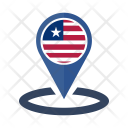 پیش‌نمایش فایل liberia-47 از پک پایه گرد پرچم کشور