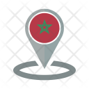 پیش‌نمایش فایل morocco-50 از پک پایه گرد پرچم کشور