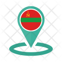 پیش‌نمایش فایل transnistria-4 از پک پایه گرد پرچم کشور