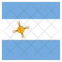 پیش‌نمایش فایل argentina-45 از پک پرچم کشور به صورت مربع رنگی