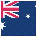 پیش‌نمایش فایل australia-42 از پک پرچم کشور به صورت مربع رنگی
