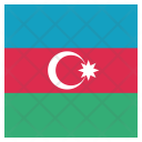 پیش‌نمایش فایل azerbaijan-42 از پک پرچم کشور به صورت مربع رنگی